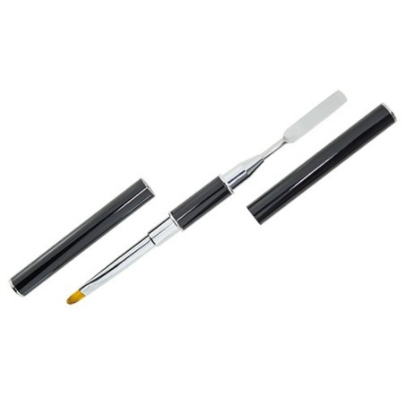 PINCEL UÑAS Y ESPATULA PARA GEL/ACRILICO